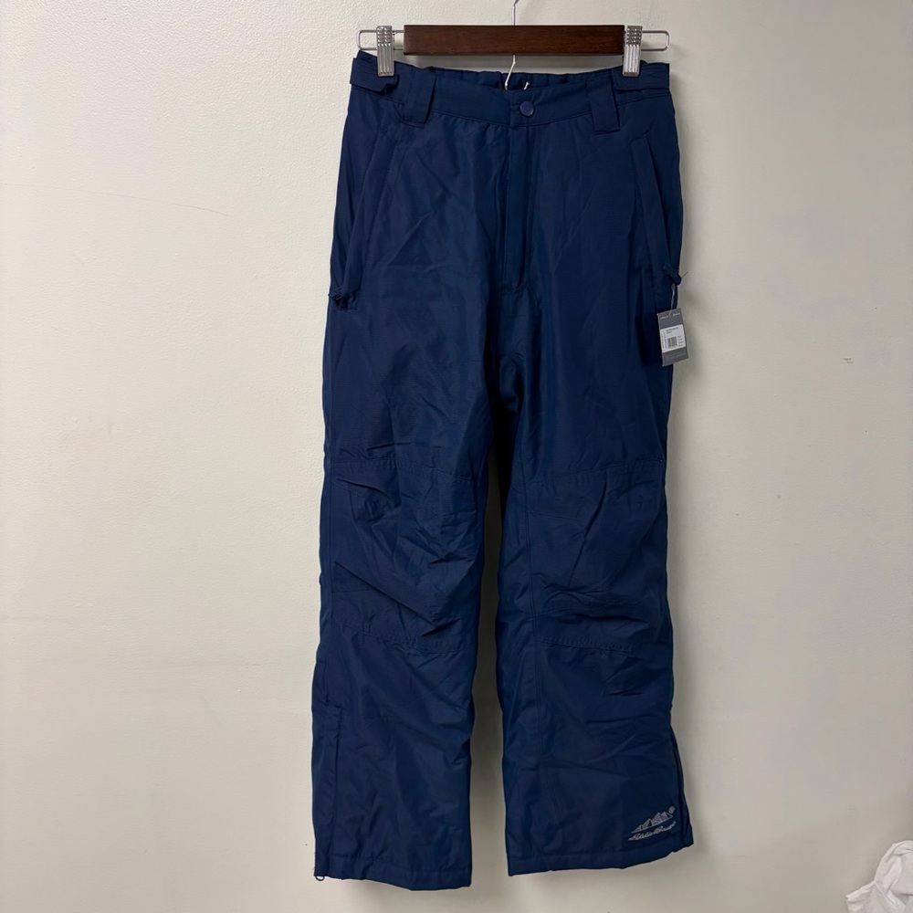 Eddie Bauer NWT Kids Powder Search Pant Bright Navy‎ Size Large